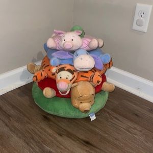 Winnie the Pooh Soft Baby Stacking Rattle Ring Toy